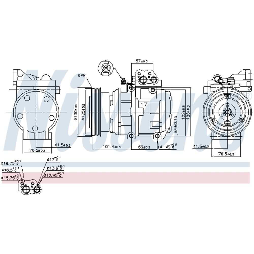 Ilmastointilaitteen kompressori 30-04011