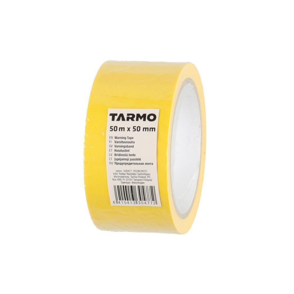 Tarmo signalband gul 50 mm x 50 m