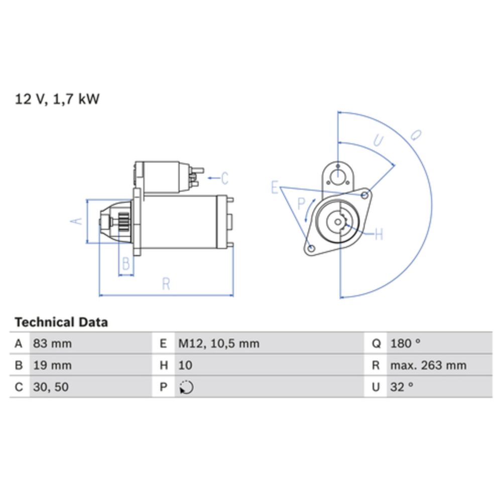 Startmotor 77-44135