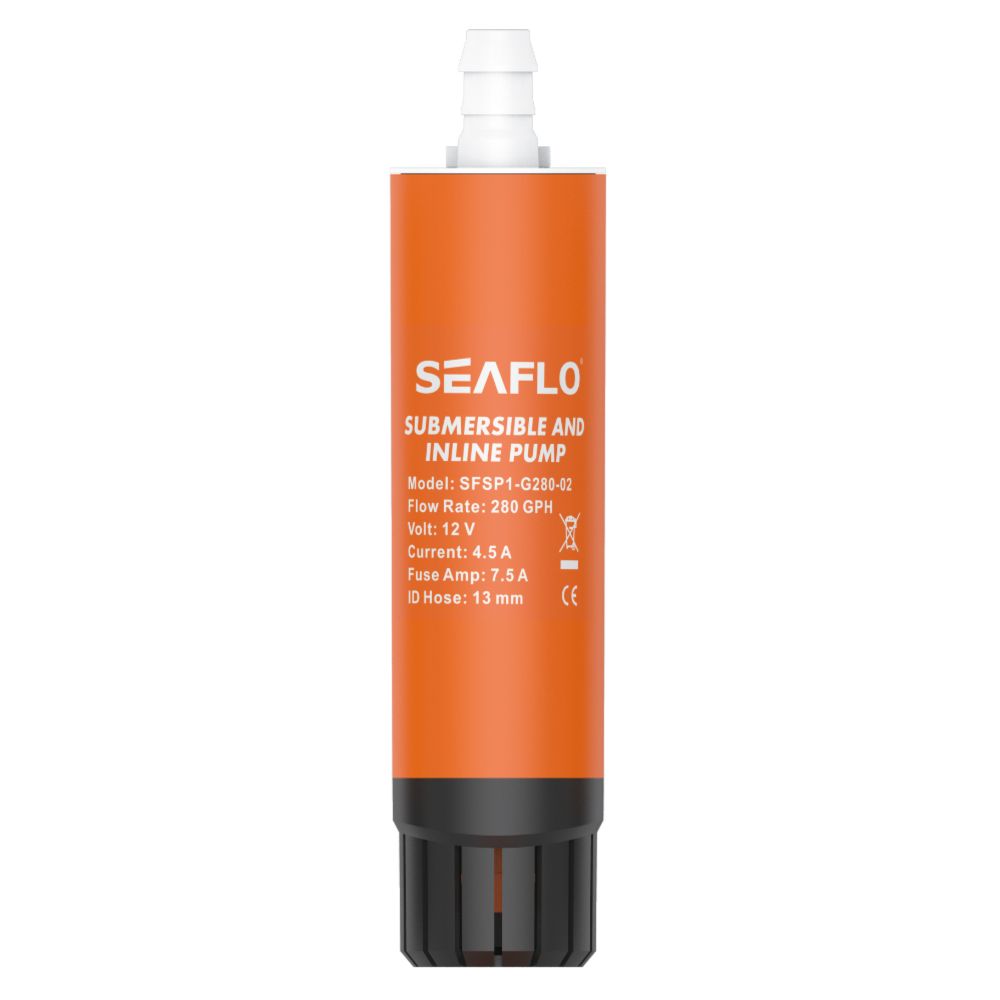 Seaflo dränk- och inline pump 16 l/min, 12 V
