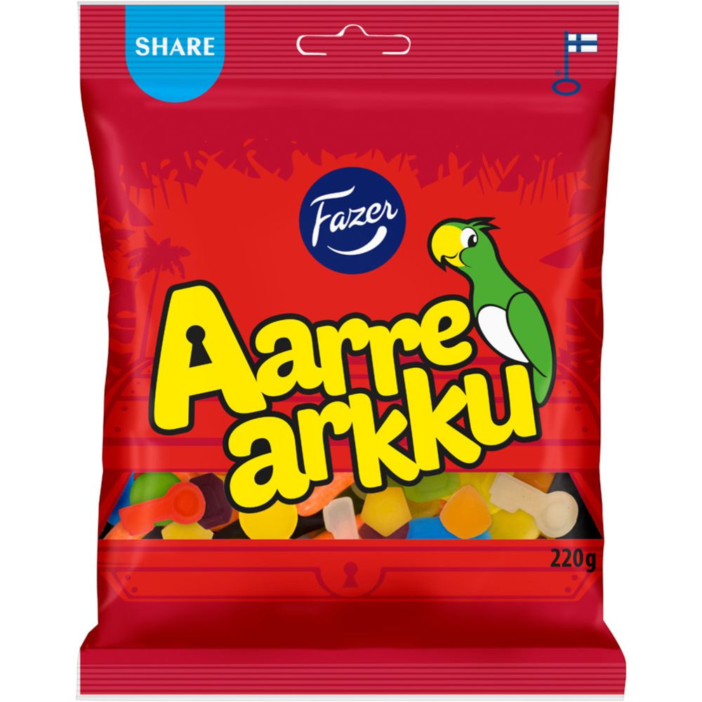 Fazer Aarrearkku karkkipussi 220 g