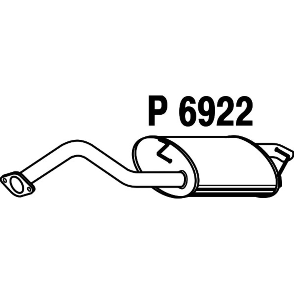 Takaäänenvaimentaja 14-6858