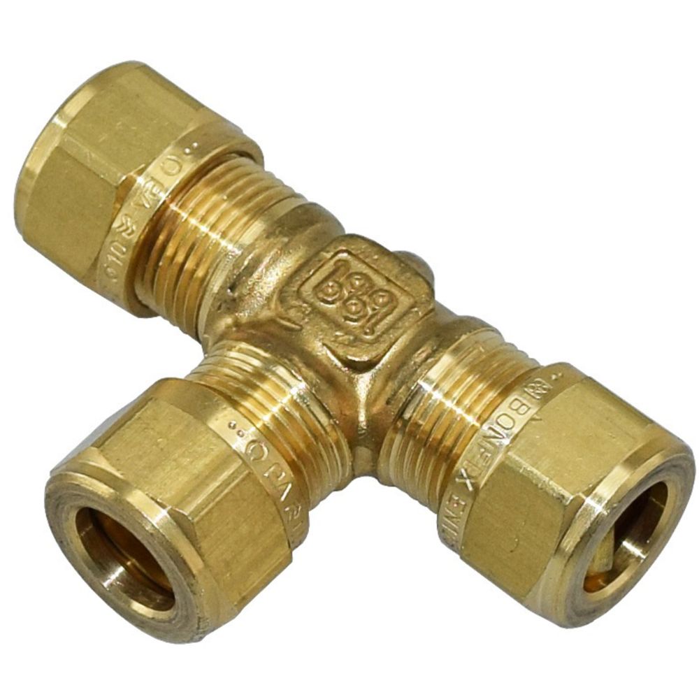 Puserrusliitin T-haara 10 mm