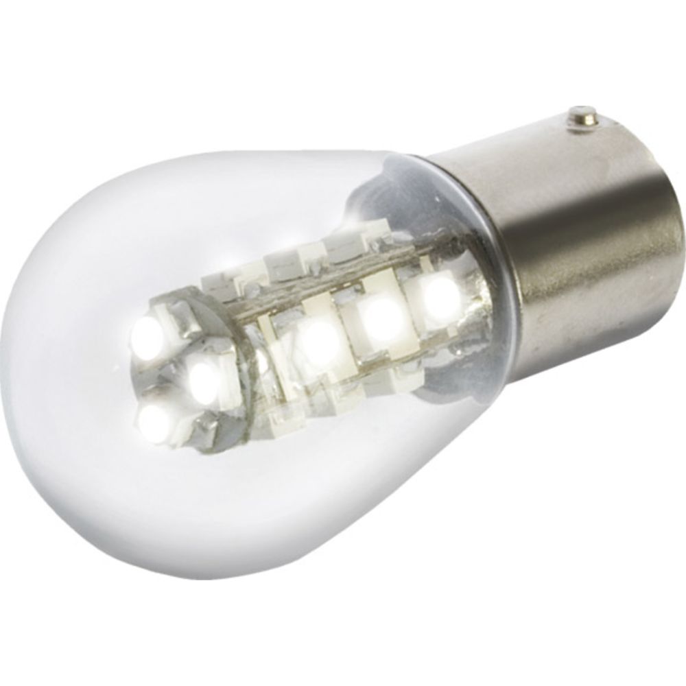 Båtsystem LED-polttimo BA15D, 8-30 V, 0,7 W, 3200 K