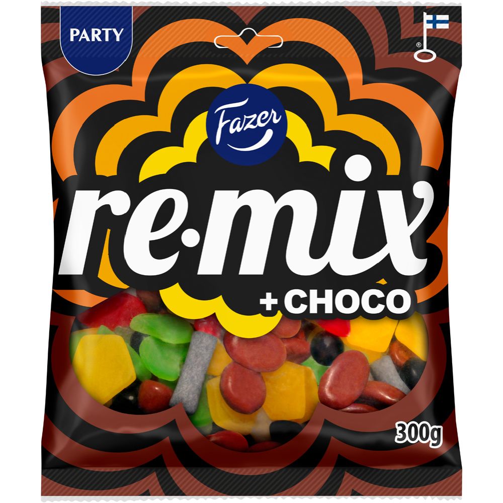 Fazer Remix Choco karkkipussi 300g