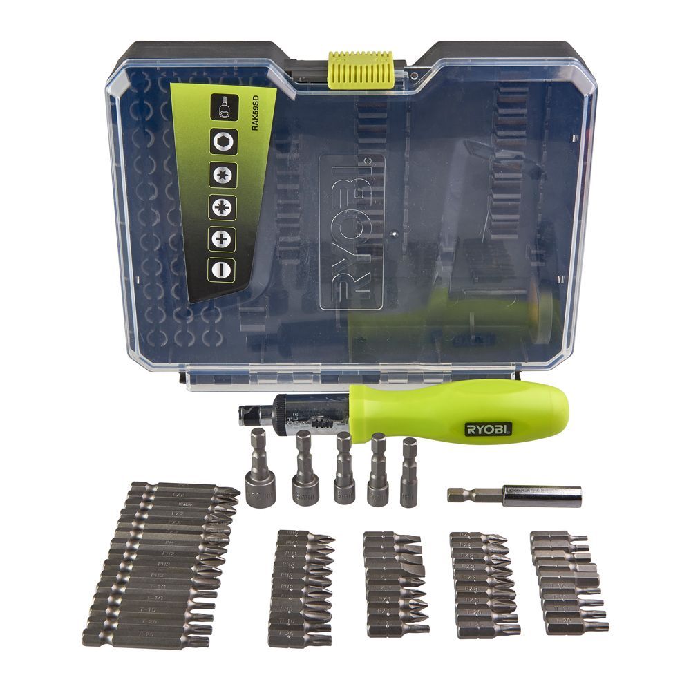 Ryobi RAK59SD skruvbitssats 59 delar