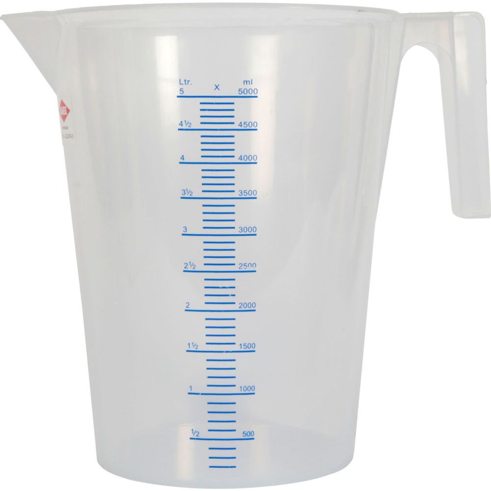 KABI täyttökannu asteikolla 5 l