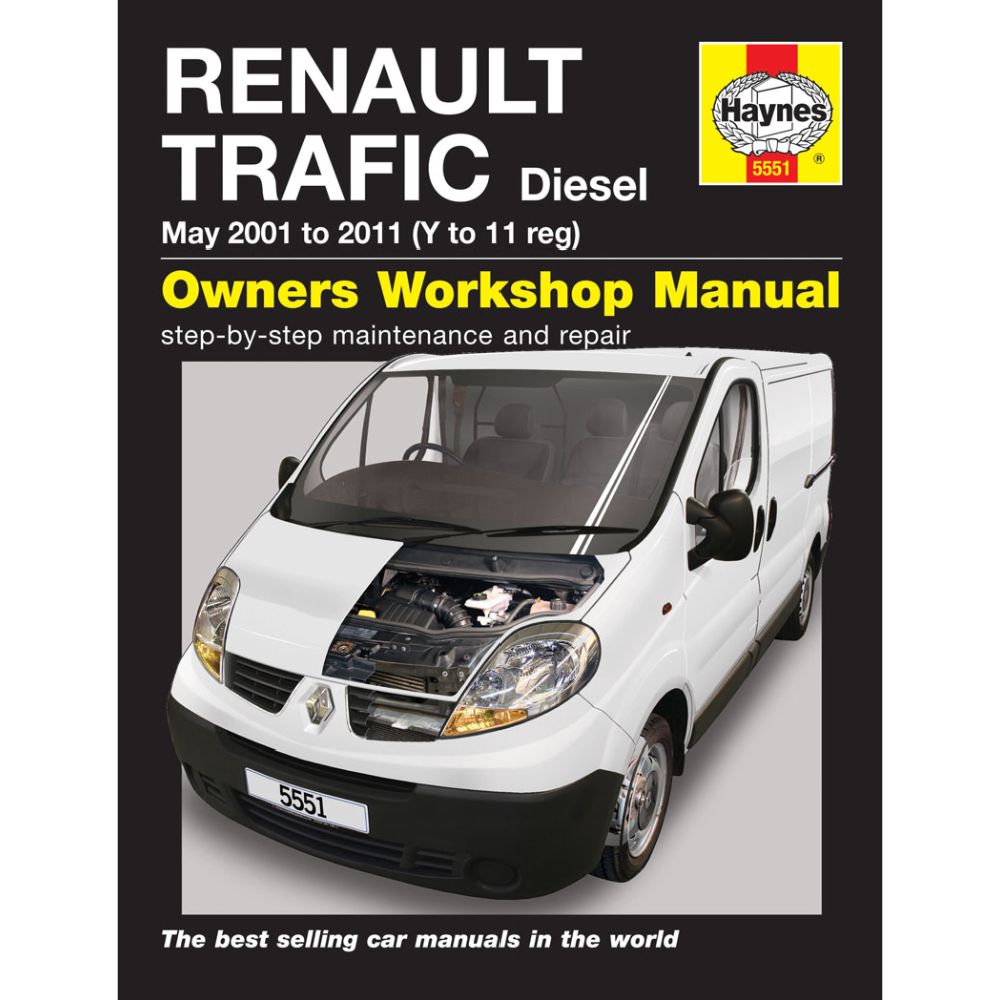 Korjausopas Trafic diesel 01-11 englanninkielinen