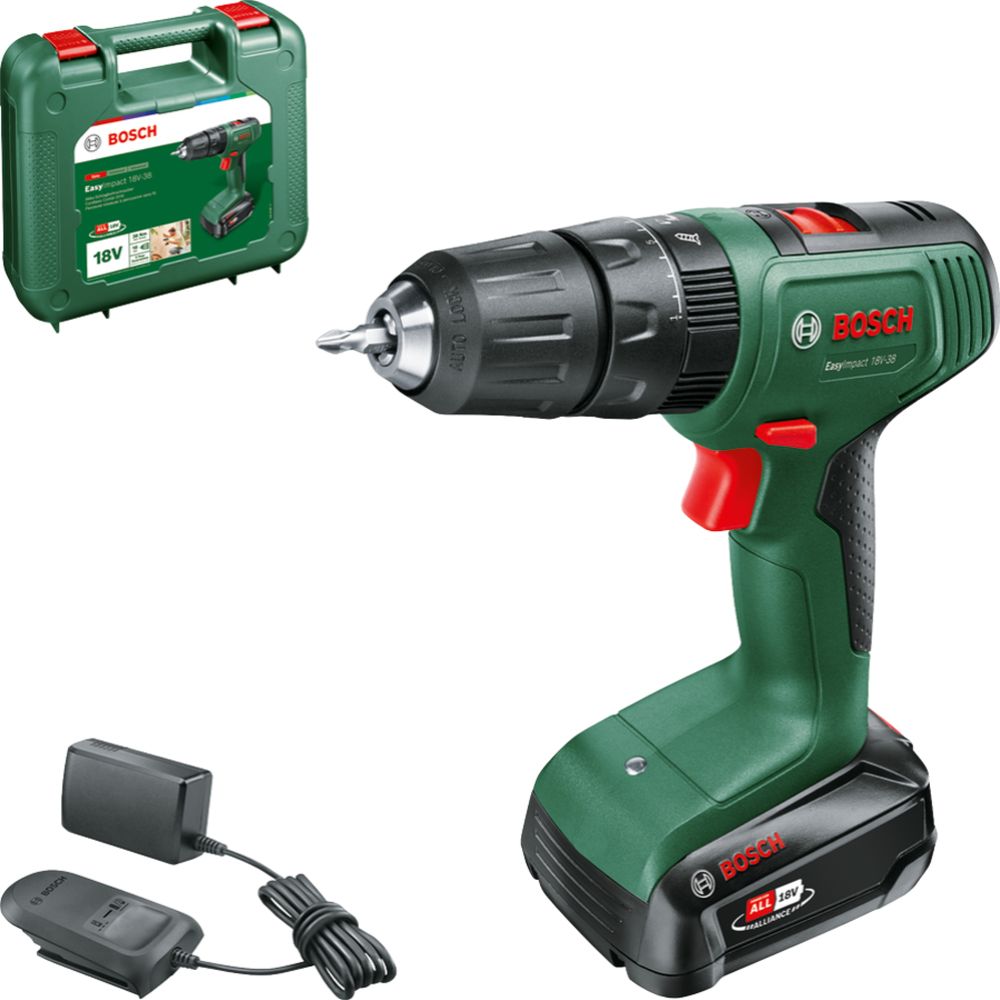 Bosch EasyImpact slagborrmaskin 18V-38 2,0 Ah