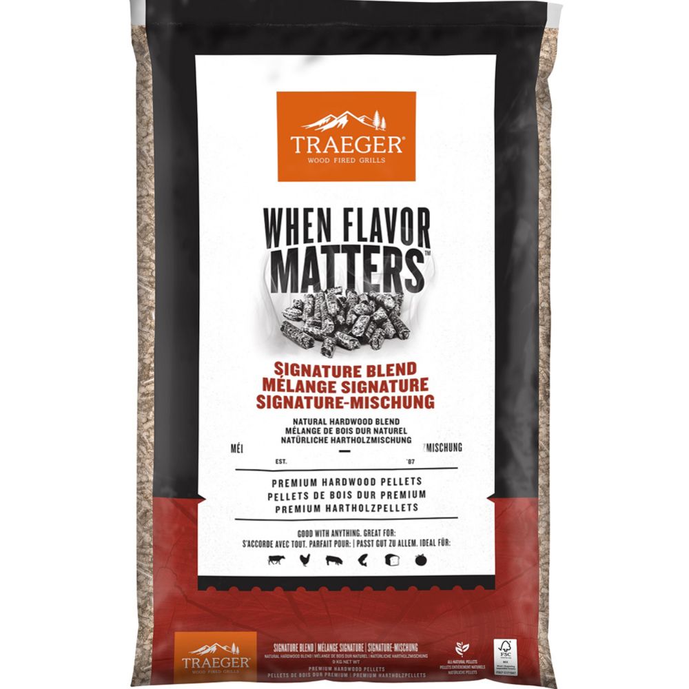 Traeger Signature Blend Puidugraanulid 9 kg