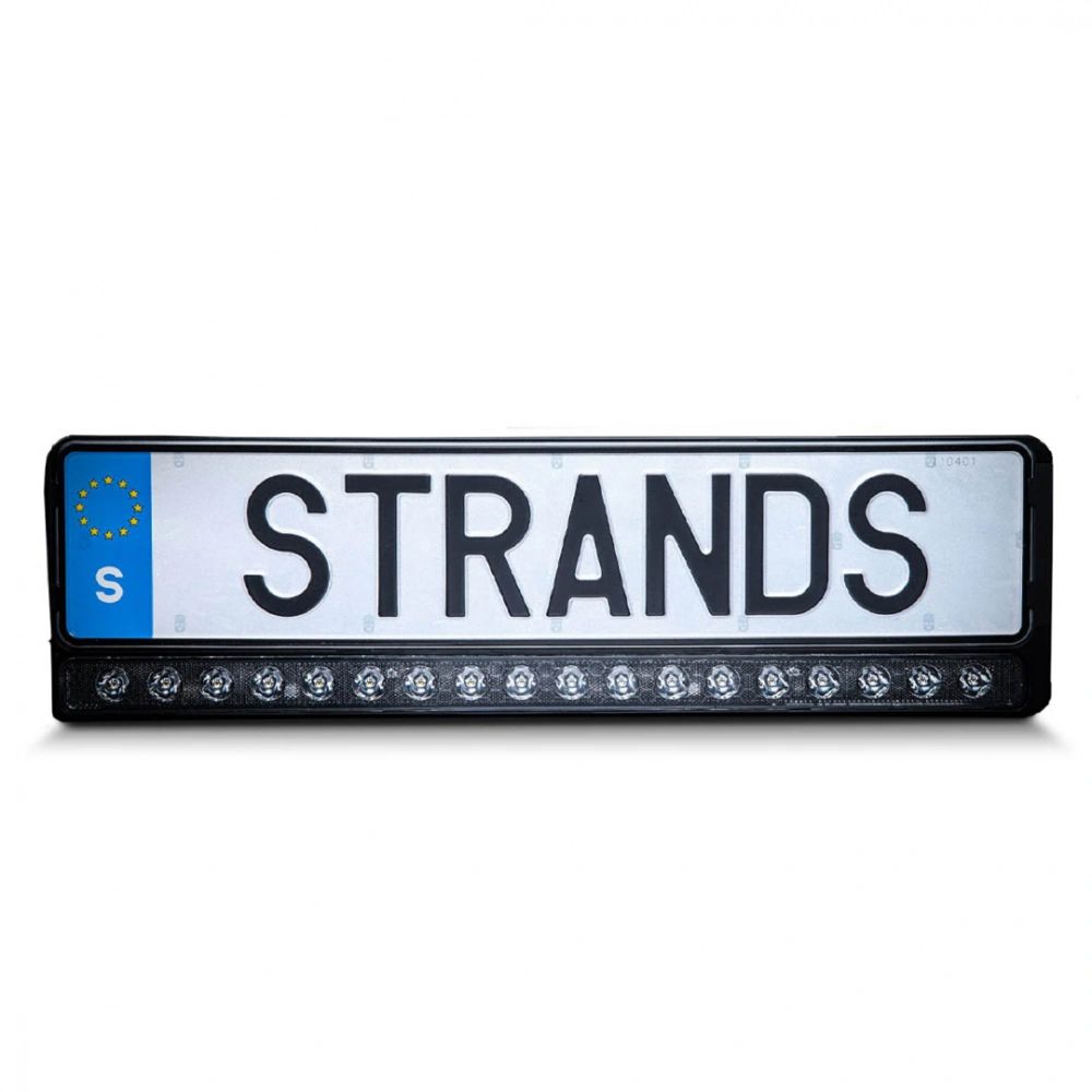 Strands Nuuk E-line LED-ljusramp 20" 100W Ref. 40 med integrerad registreringsskylthållare