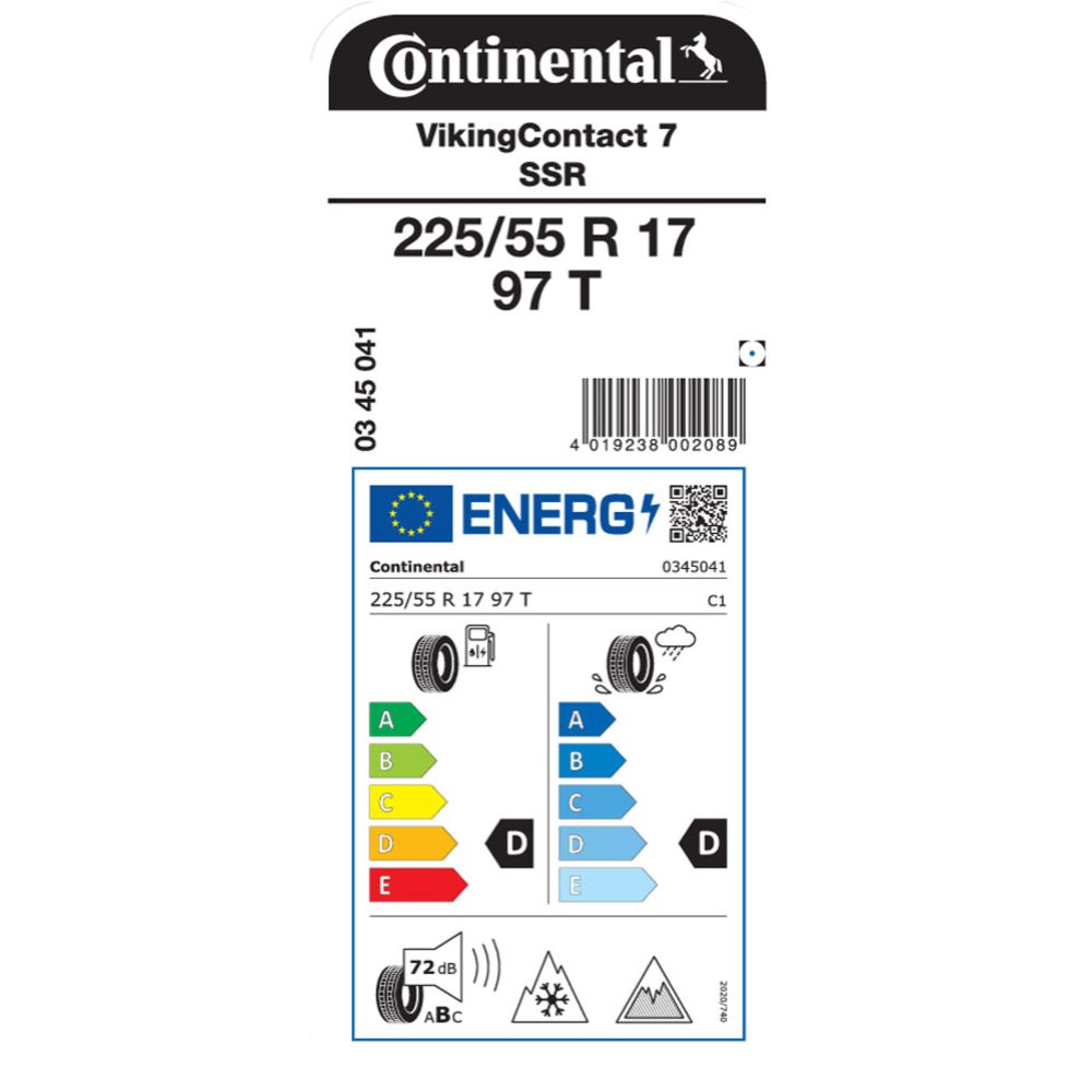 Continental VikingContact 7 225/55 R17 97T SSR