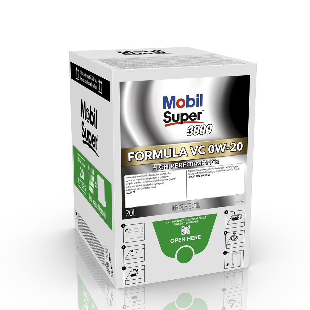 MOBIL SUPER 3000 FORMULA VC 0W-20 - bag-in-box 20 L