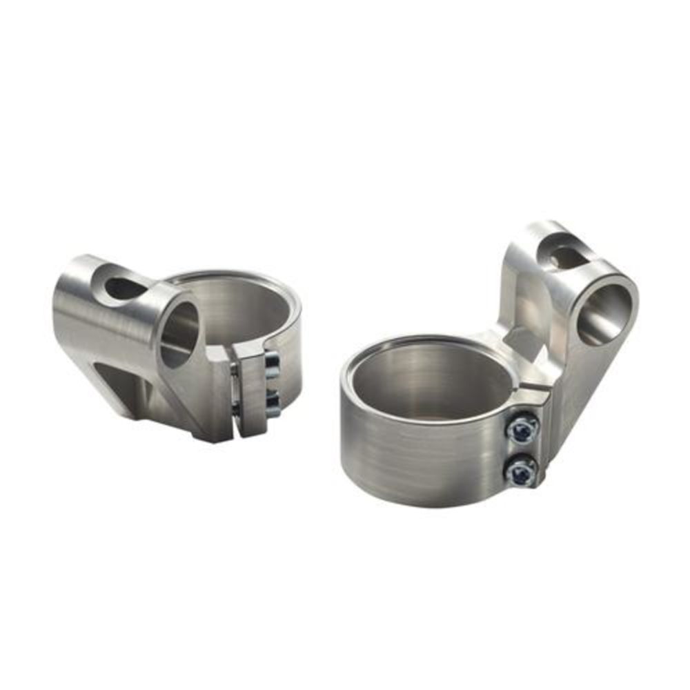 TRW-Lucas Clip-on raised styrstångsfäste silver ø 50 mm 2 st.