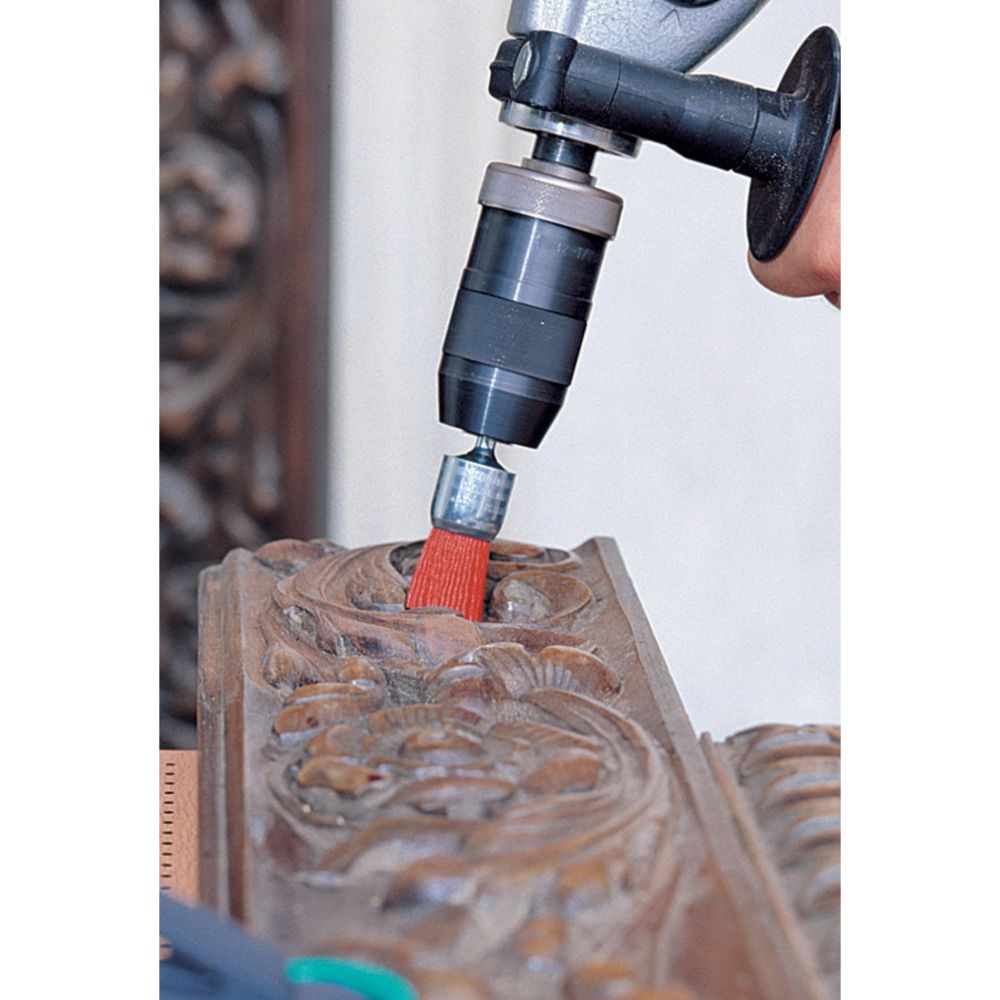Wolfcraft® ändborste av nylon med sexkantshuvud hård 25 mm