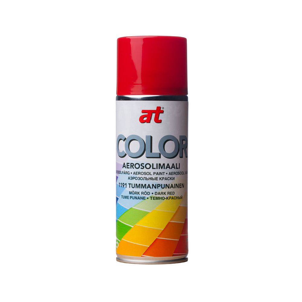 AT-Color aerosoolvärv, tumepunane, 400 ml