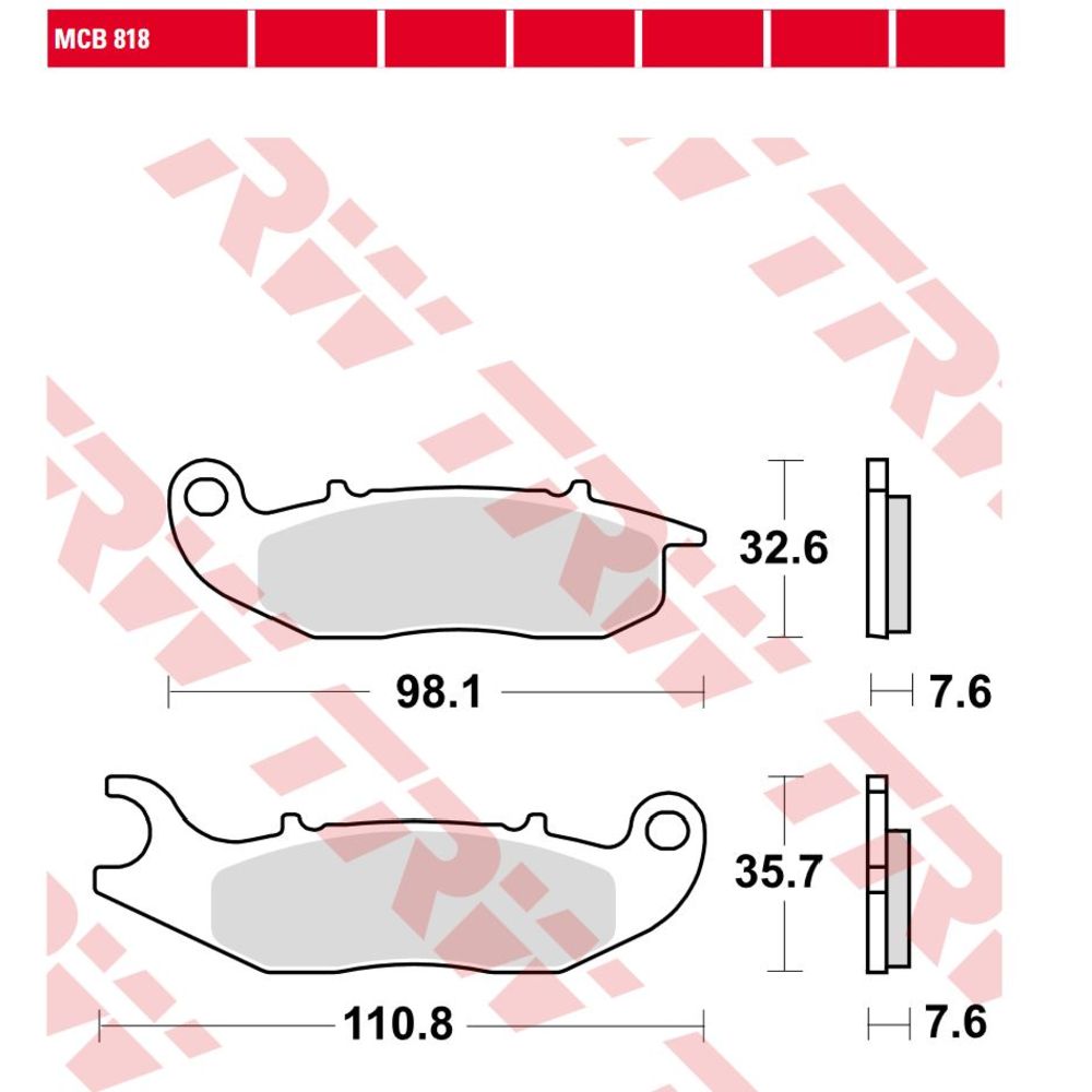 Bromsbeläggssats 98-22238