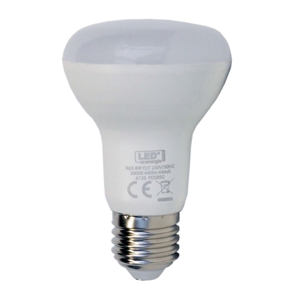 LED-kohtvalgusti E27 8 W 3000 K 640 lm