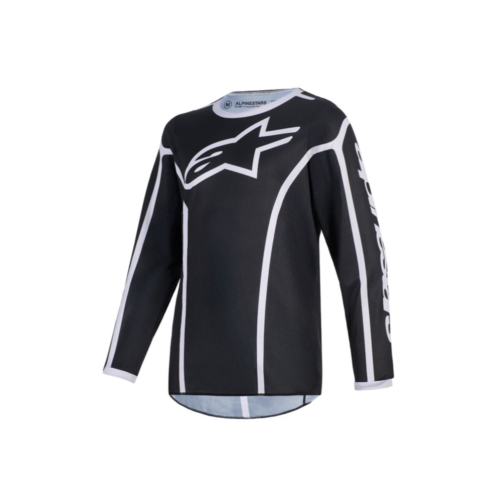 Alpinestars Fluid Apex lasten ajopaita musta/valkoinen L