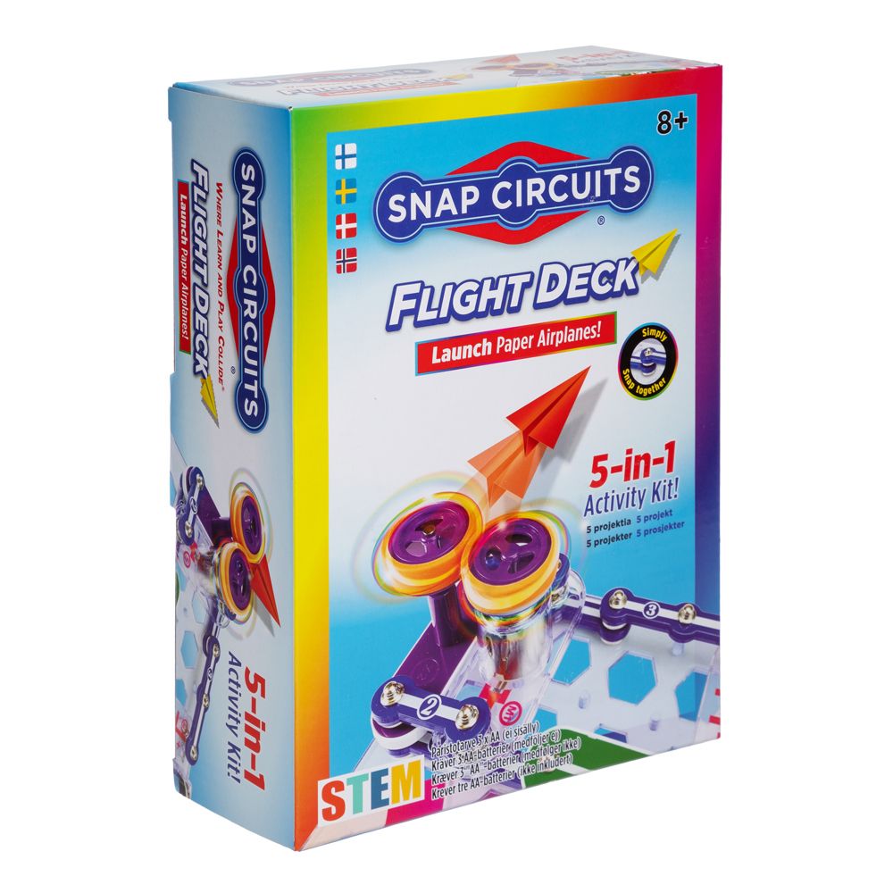Snap Circuits Flight Deck toiminnallinen lelu