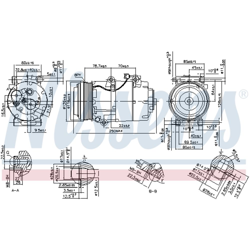 Ilmastointilaitteen kompressori 30-00367