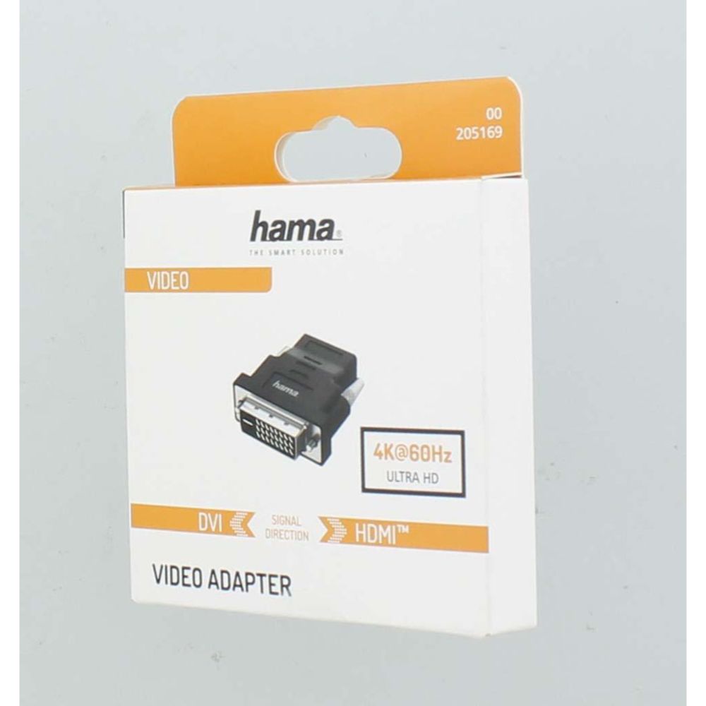 Hama videoadapter DVI-D hane / HDMI hona, 4K