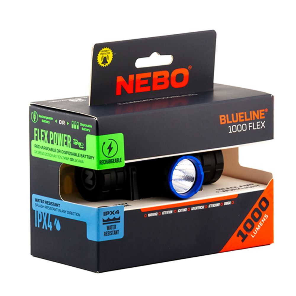 Nebo Blueline 1000 LED-pealamp 1000 lm laetav