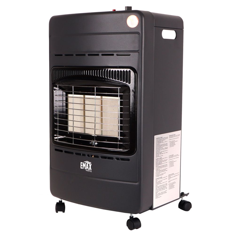 Emax Heating gasolkamin 4,2 kW svart