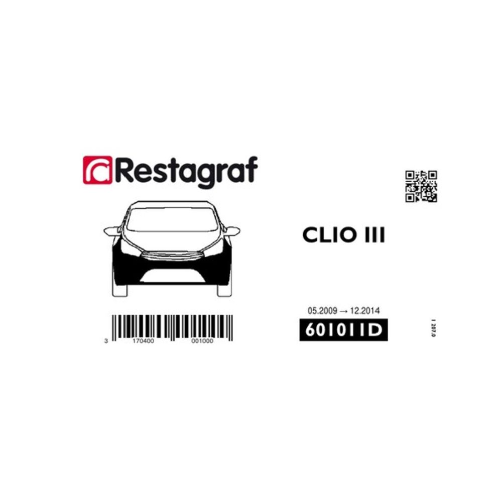 Fästsats Renault främre stötfångare 601011D 38 delar