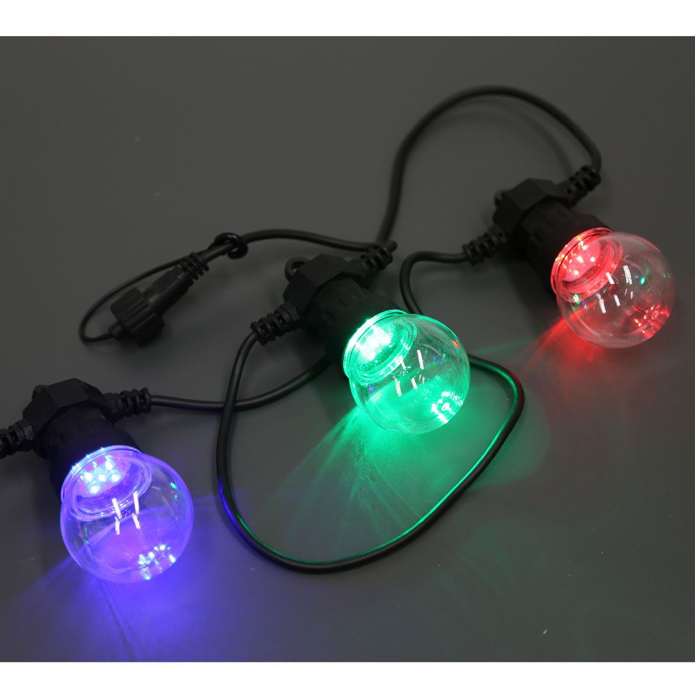 Lumo Party light 10-osainen moniväri valosarja IP44