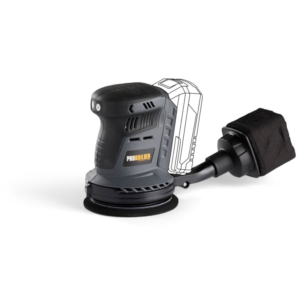 Probuilder batteridriven excenterslip borstlös 18V utan batteri
