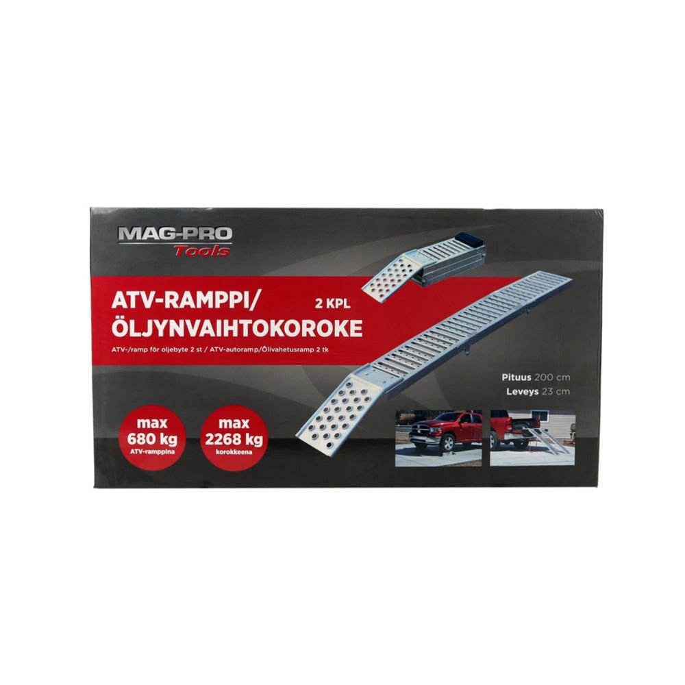 ATV lastramp, vikbar 2 st.
