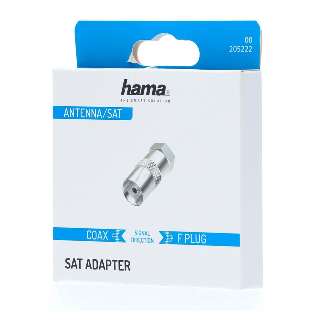 Hama antenniliitmik Coax emane - F-liitmik isane