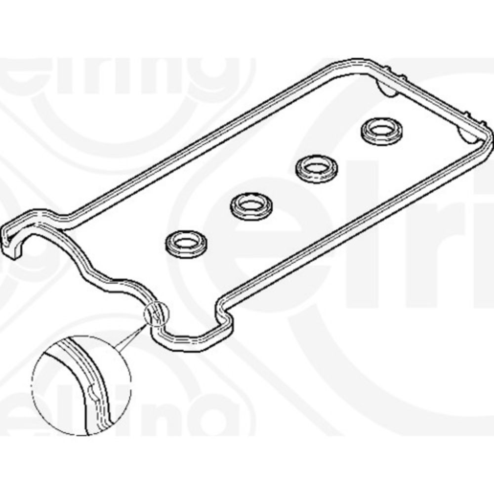 Packningssats, ventilkåpa 27-01683