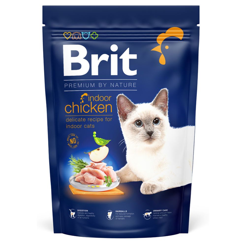 Brit Premium by Nature kyckling för inomhuskatter 1,5 kg