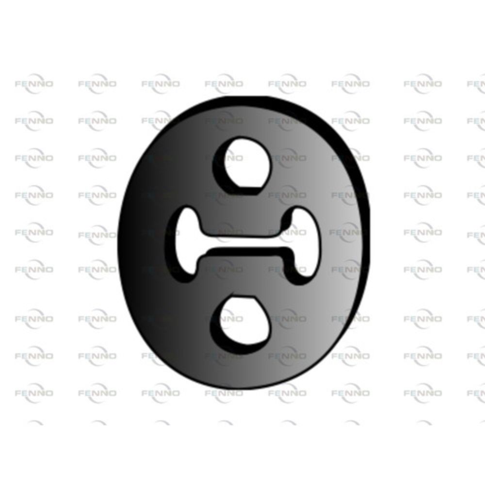 Pakoputkiston kumipalkki 14-30336