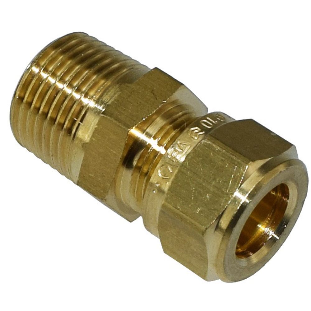 Klämringskoppling utvändig gänga 3/8’’ - 15 mm