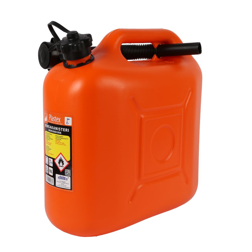 Plastex bränsledunk orange 10 L