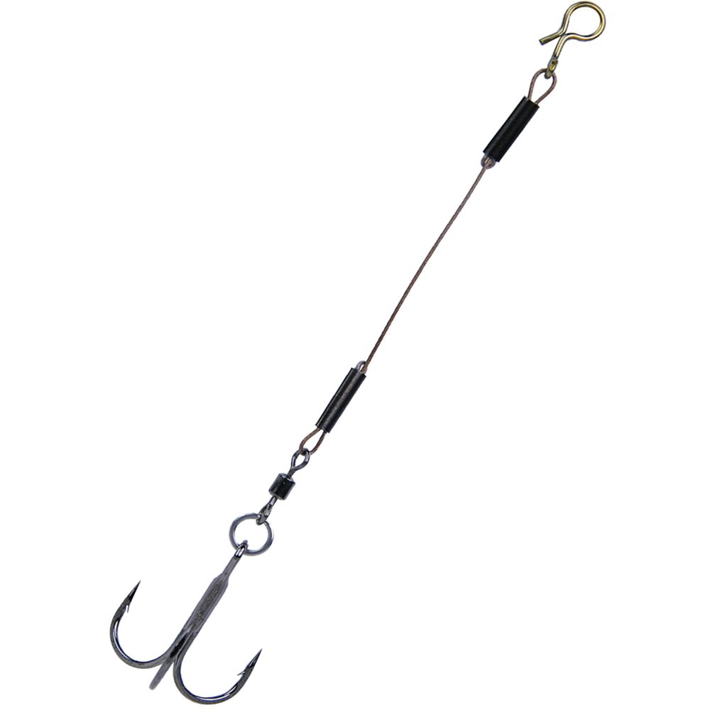 K.P Baits lisäkoukku leikarilla 12 kg 4 cm #8 2 kpl