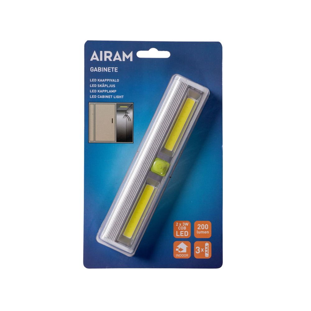 Airam Gabinete skåplampa 2 x 3 W 200 lm