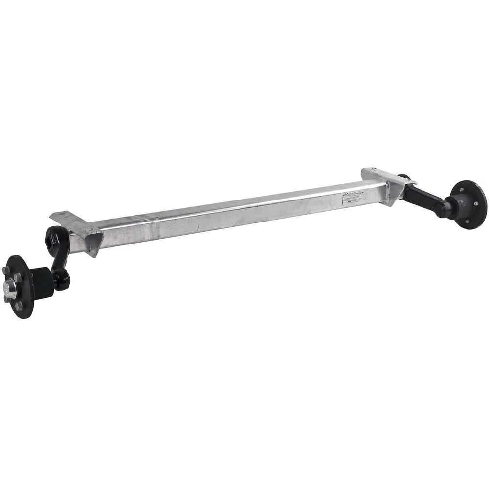 Perävaunun akseli 1790mm 750kg kiinnitysväli 1350mm