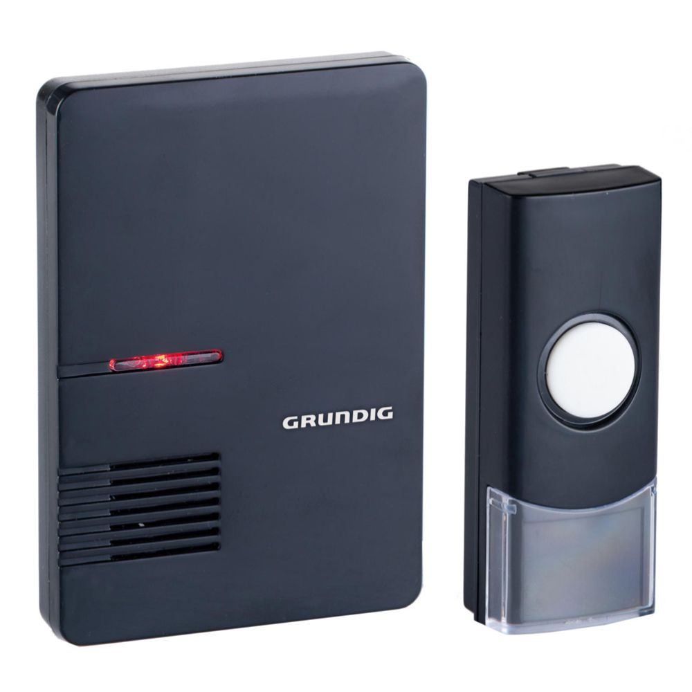 Grundig langaton ovikello, musta