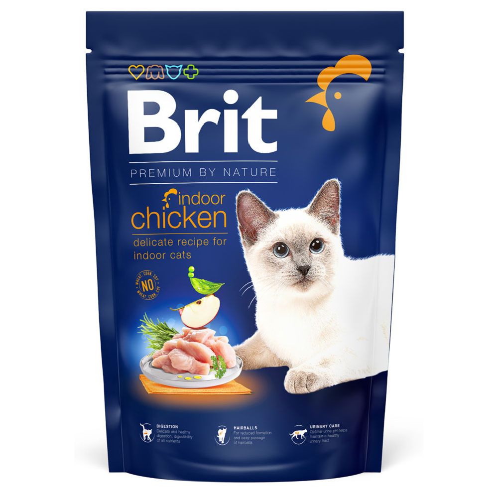 Brit Premium by Nature kyckling för inomhuskatter 1,5 kg