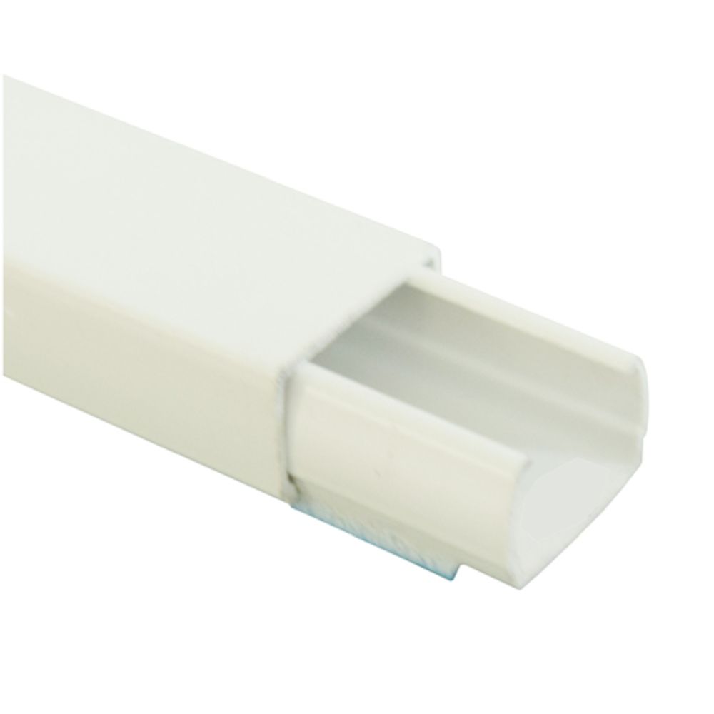 Kabelkanal självhäftande vit 10 x 20 x 2000 mm