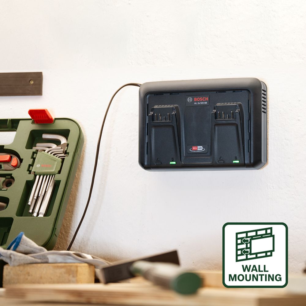 Bosch kiirlaadija AL 2X18V-88