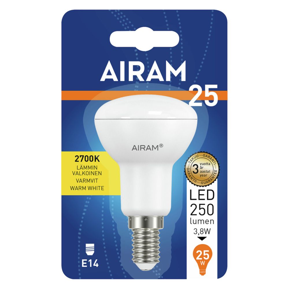 Airam LED kohdelamppu E14 2,8W 2700 K 250 lm