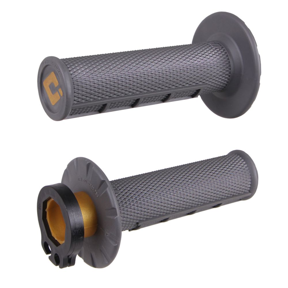Odi Half-Waffle MX lock-on tupit harmaa