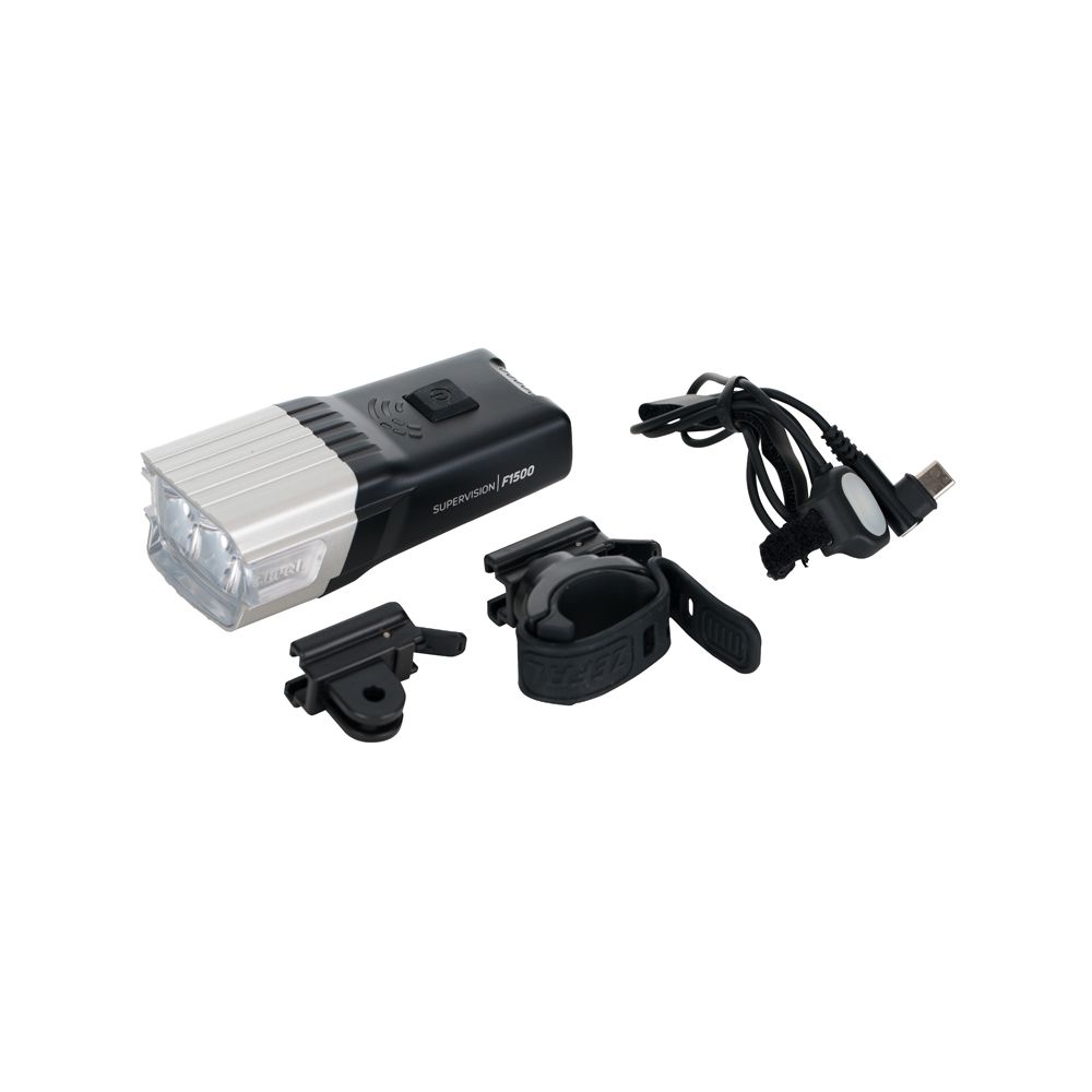 Zefal Supervision F1500 polkupyörän USB-ladattava etuvalo