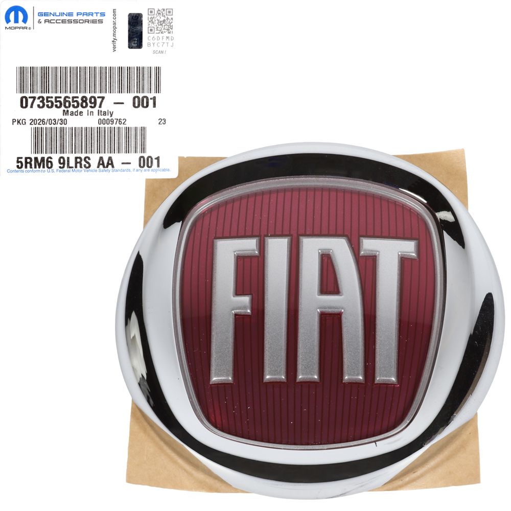 Takaluukun merkki Fiat 500 alkuperäinen