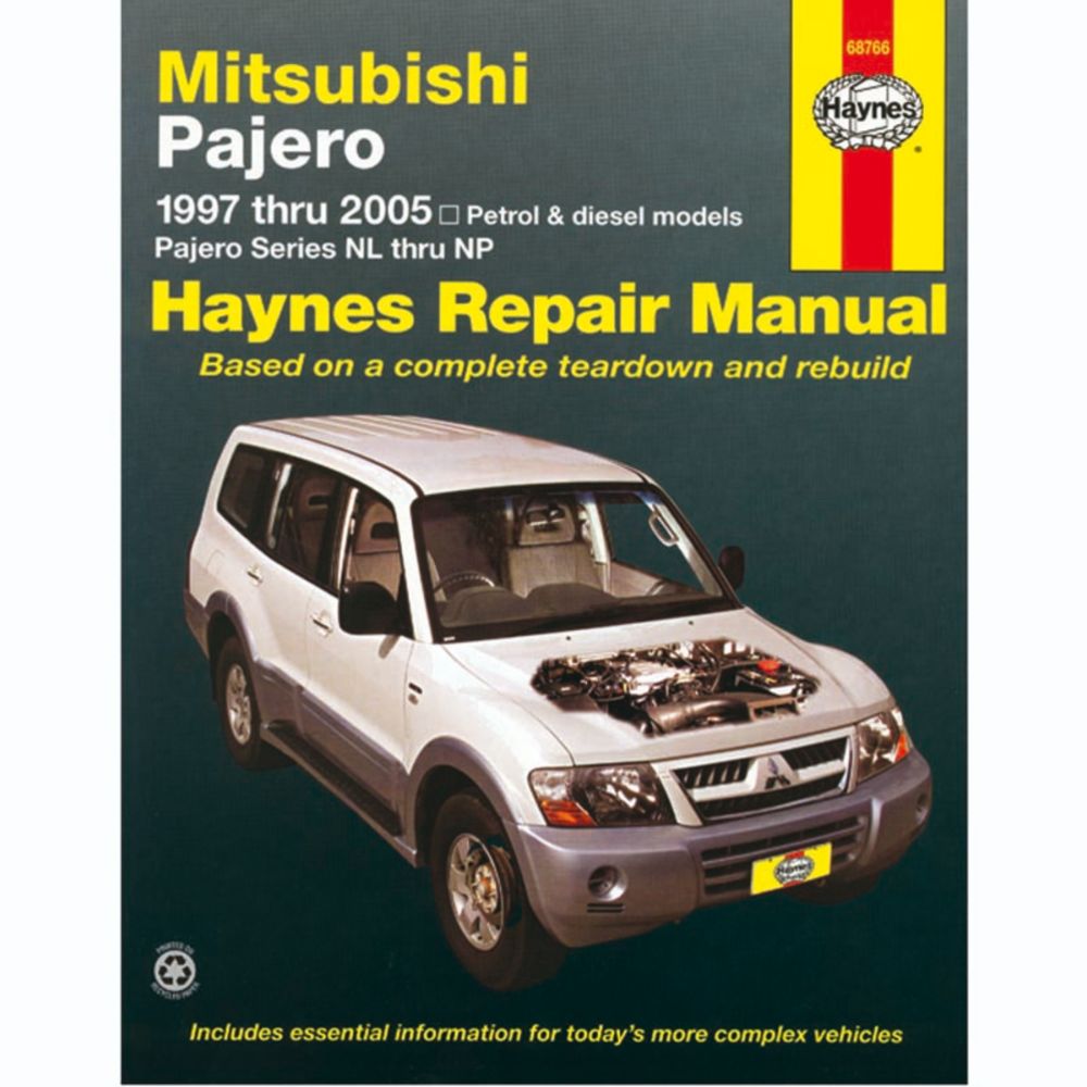 Korjausopas Mitsubishi Pajero 97-05 englanninkielinen